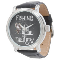 Dark Grey Fishing Is My Therapy Row Boat