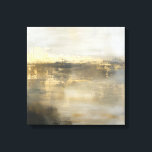 Dark Grey Gold Beige Abstract Painting Canvas Art<br><div class="desc">Infuse your space with the captivating allure of the "Dark Grey Gold Beige Abstract Painting Canvas Art." This square canvas art piece features a stunning abstract design that evokes the serene beauty of an ocean horizon. The lower part of the canvas is a rich dark grey, seamlessly transitioning to an...</div>