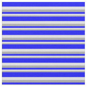 Dark Grey, Lavender & Blue Coloured Lines Fabric