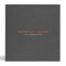 Dark Grey Leather Look Customized Avery Binder