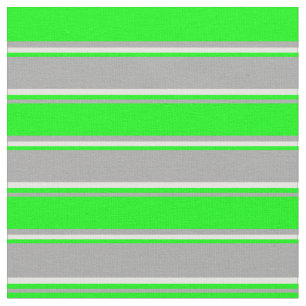 Dark Grey, Lime, and Mint Cream Coloured Pattern Fabric