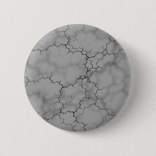 Dark Grey Marble 2 Inch Round Button