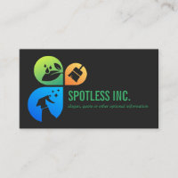 Dark Grey Modern Trendy Cleaning services logo