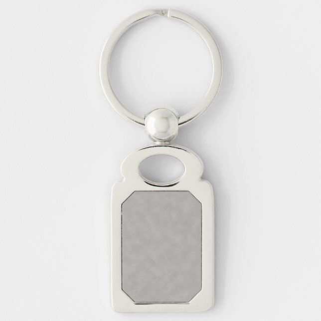 Dark Grey Parchment Texture Background Keychain (Front)