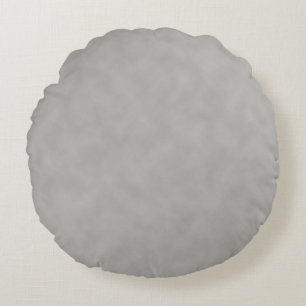Dark Grey Parchment Texture Background Round Pillow
