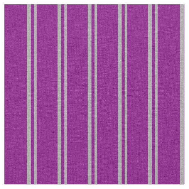 Dark Grey & Purple Lined/Striped Pattern Fabric (Close Up)
