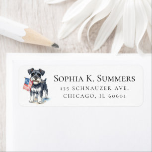 Dark Grey Schnauzer 4th of July Address