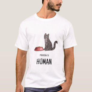 Dark Grey Tabby Cat Shirt