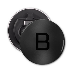 Dark Grey textured background Bottle Opener