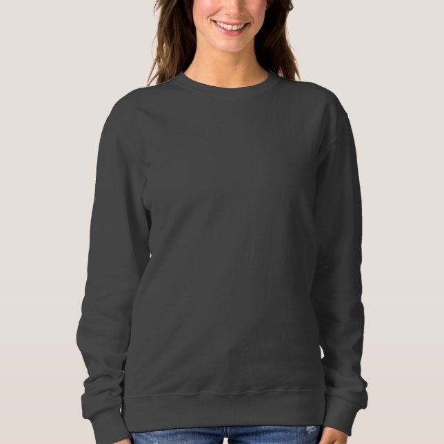 Dark Grey Women's Basic Sweatshirt (Front)