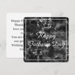 Dark Grunge Abstract Black Marble design Invitation