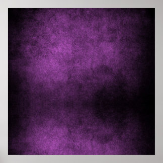 Dark Grunge Background - Light Purple Poster