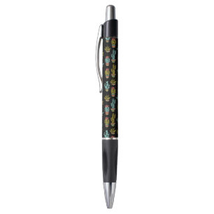 Dark Grunge Cactus Pattern Pen