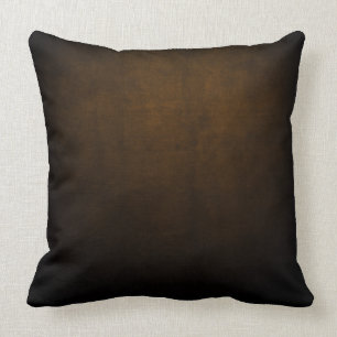 Dark Grunge Textile Throw Pillow