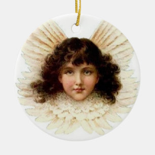 Dark-Haired Angel - Ornament
