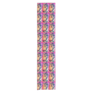 dark-haired mermaid beauties short table runner