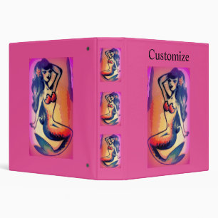 dark-haired mermaid beauty binder