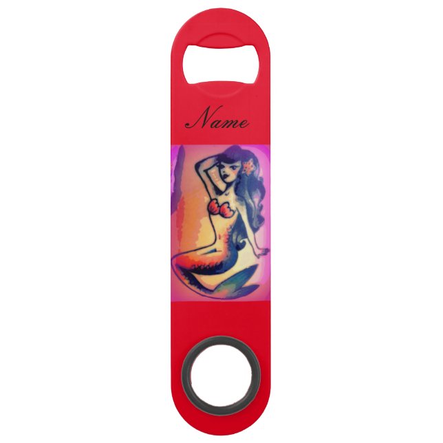 Dark-haired Mermaid Thunder_Cove Bar Key (Front)