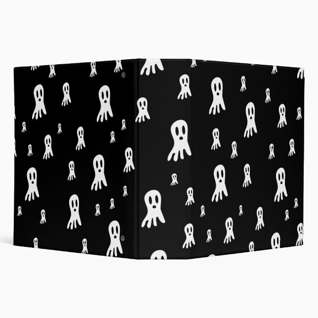 Dark Halloween Ghosts  Binder (Background)