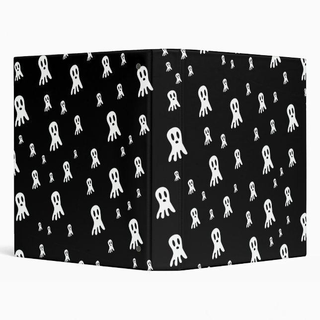 Dark Halloween Ghosts  Binder (Background)