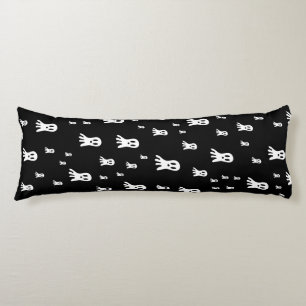 Dark Halloween Ghosts  Body Pillow
