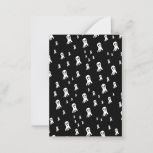 Dark Halloween Ghosts Card