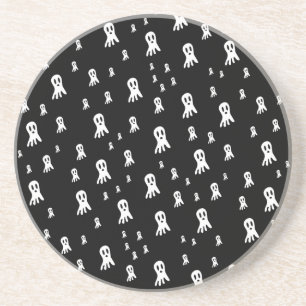 Dark Halloween Ghosts  Coaster