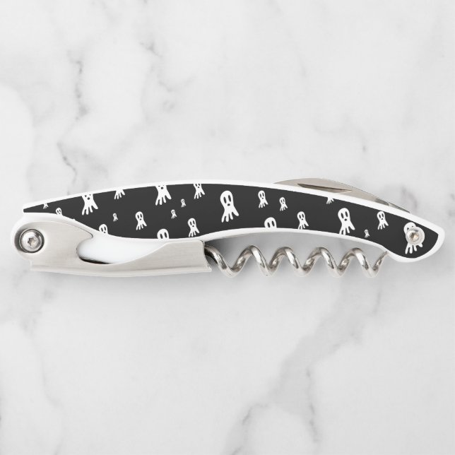 Dark Halloween Ghosts  Corkscrew (Front)