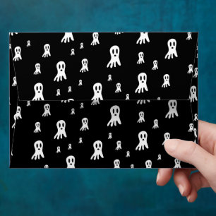Dark Halloween Ghosts Envelope