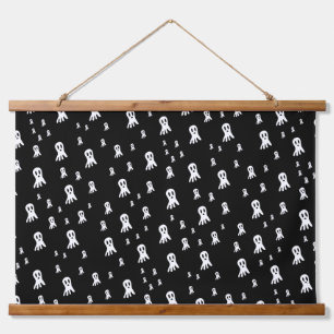 Dark Halloween Ghosts  Hanging Tapestry
