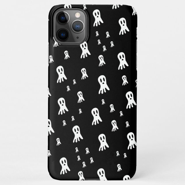 Dark Halloween Ghosts  iPhone Case (Back)