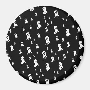 Dark Halloween Ghosts Magnet