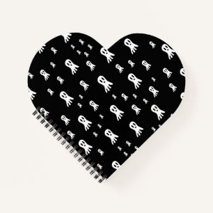 Dark Halloween Ghosts  Notebook