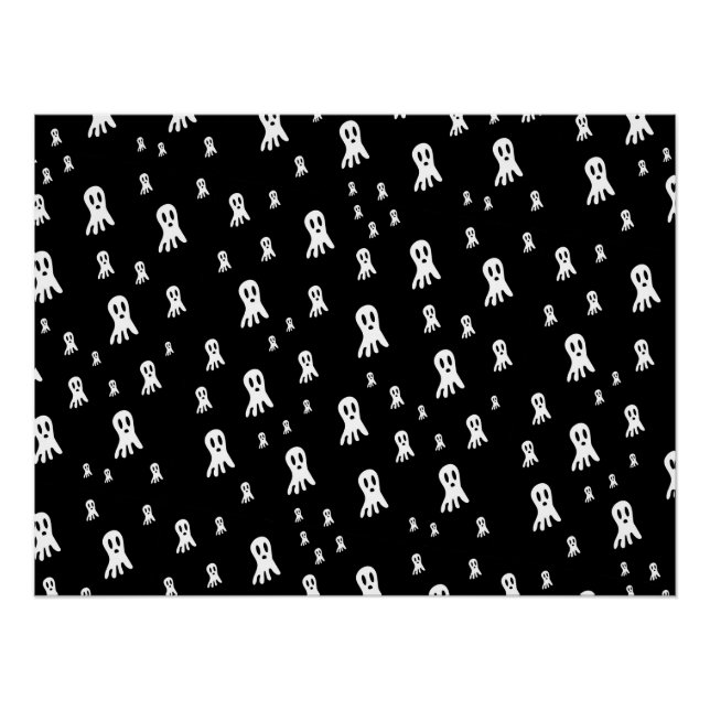 Dark Halloween Ghosts  Poster (Front)