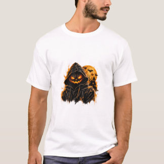 Dark Halloween Pumpkin – Gothic Jack-O-Lantern T-Shirt
