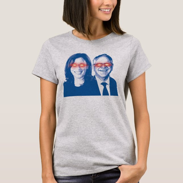 Dark Harris Walz  T-Shirt (Front)