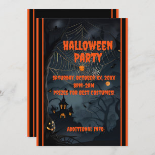 Dark Haunted Night Invitation