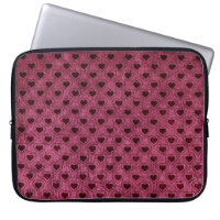 Dark Hearts Grunge Pattern