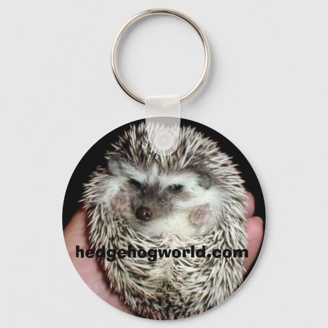 dark hedgehog keychain (Front)
