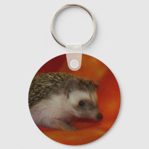 Dark hedgehog keychain