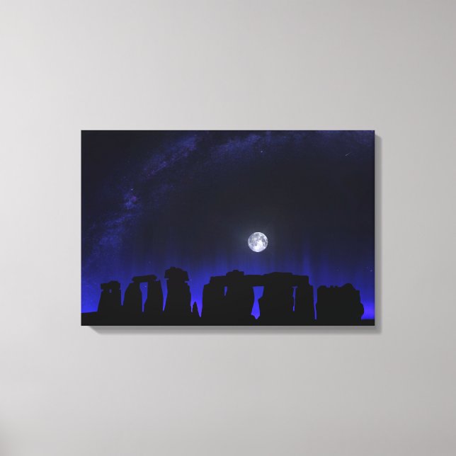 Dark Henge Canvas Print (Front)