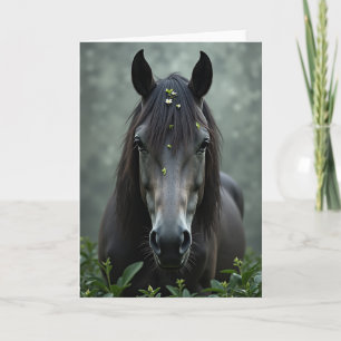 Dark Horse Beauty Portrait Card