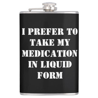 Dark Humor Flask by Skullnskin / J. H. Thornton