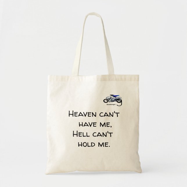 Dark humor tote bag (Front)