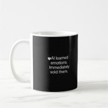 Dark Humour AI Crypto Quote Minimalist Design