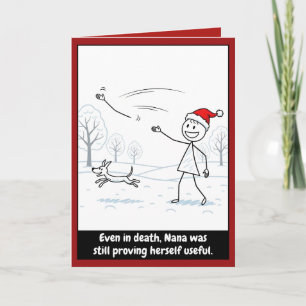 Dark humour Christmas Card