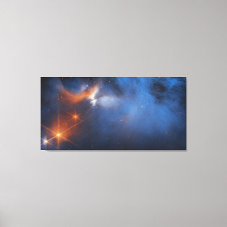 Dark Icy Molecular Cloud | JWST Canvas Print