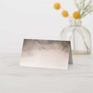 Dark Ink Wedding Place Card