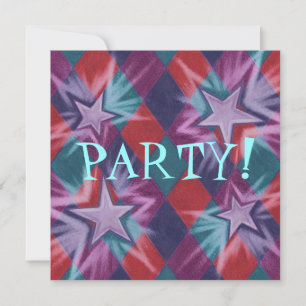 Dark Jester party invitation
