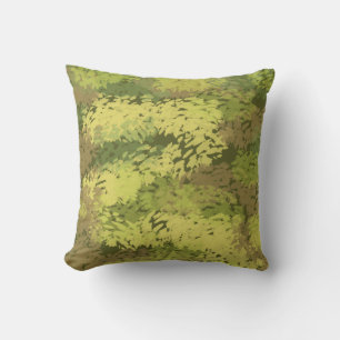 Dark Jungle Throw Pillow